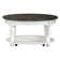 Colburn Round Cocktail Table w/ Casters