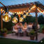 50ft 50-Bulb Outdoor Plug-in Globe String Lights, Shatterproof, Connectable, Soft Warm Glow