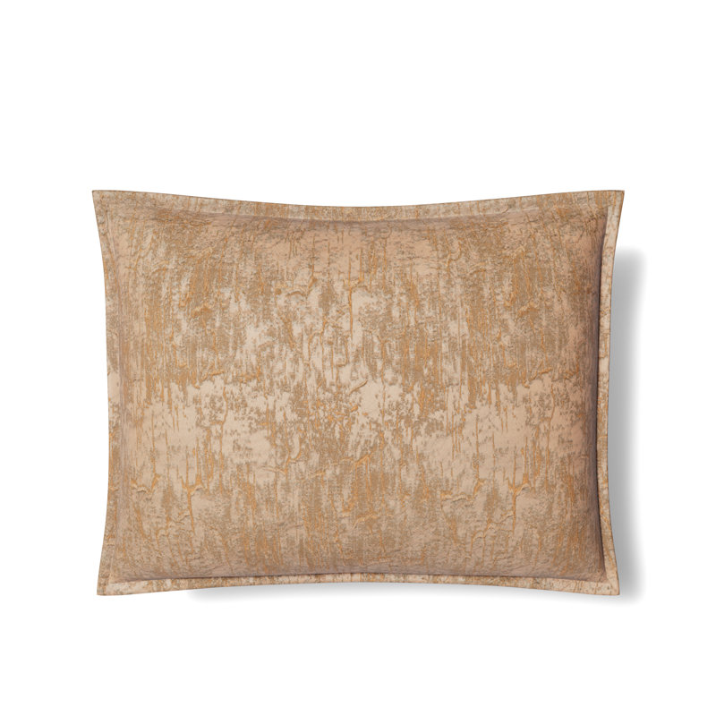 Allure Duvet Cover Set, King Duvet Cover + 2 Shams, Gold