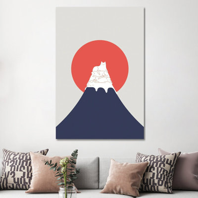 Cat Landscape by Lim Heng Swee - Wrapped Canvas Print