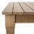 Samya Rectangular Eucalyptus Solid Wood Outdoor Dining Table Umbrella Hole , 81.4 " W 42.7 " D