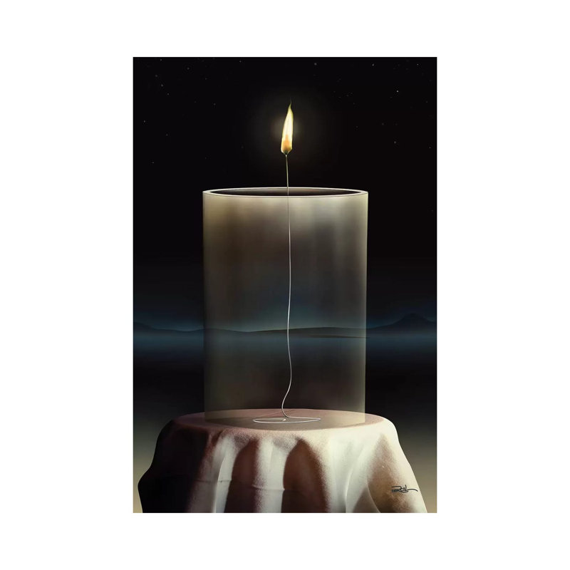Vela Vidro (Candle Glass) by Marcel Caram - Wrapped Canvas Print, 152.5 cm H x 101.5 cm W