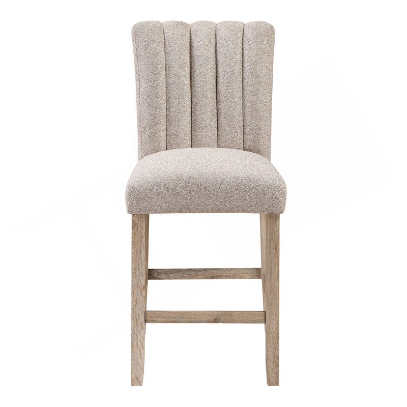 TABOURETS DE BAR VHONG BEIGE (ENSEMBLE DE 2)