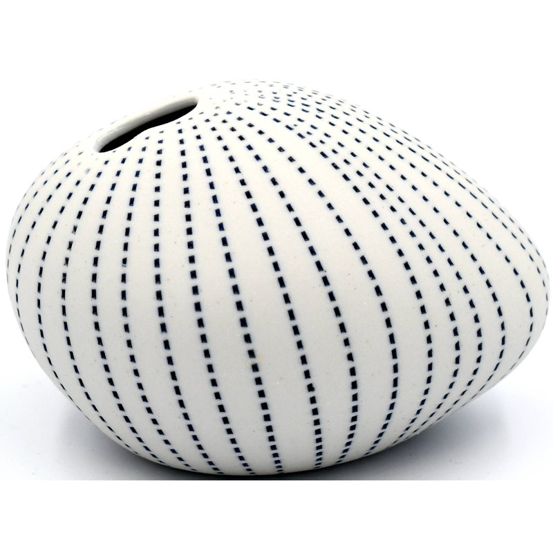Vase de table Aulora, H 2,4 po x l 3,4 po x P 2,6 po, Bleu