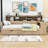 Wood Daybed with Storage Shelves,2 Storage Drawers and Study Desk-1874801092-1874801093