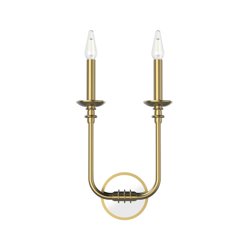 Peabody 2 - Light Vanity Light, Vintage Brass