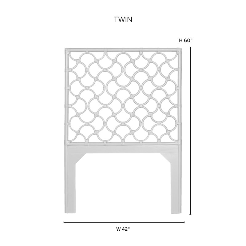 Mar Collection Headboard, Full / Double, Turquoise