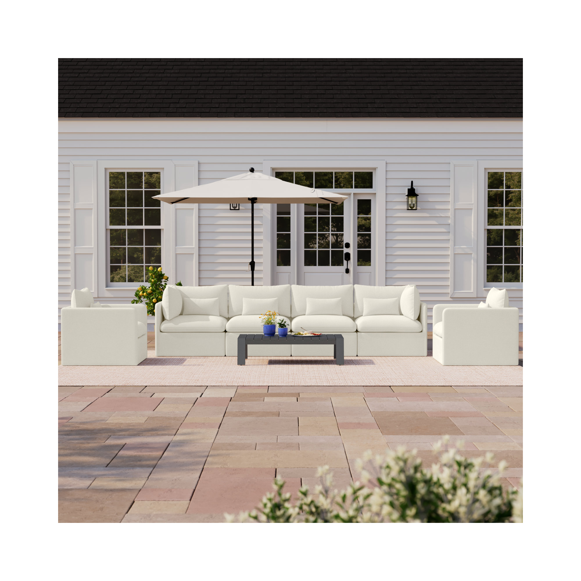 Valliere 7pc Multi-Chair Seating Set