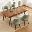Chaise d'appoint rembourrée en bois massif-896201409
