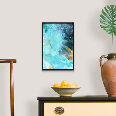 Reproduction d’art sur toile, "Gold Under the Sea II" par Eva watts