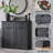 Ahart Tilt-out Dual Laundry Hamper Cabinet with Farmhouse Laundry Storage Basket for Bathroom.-104713386-121671686
