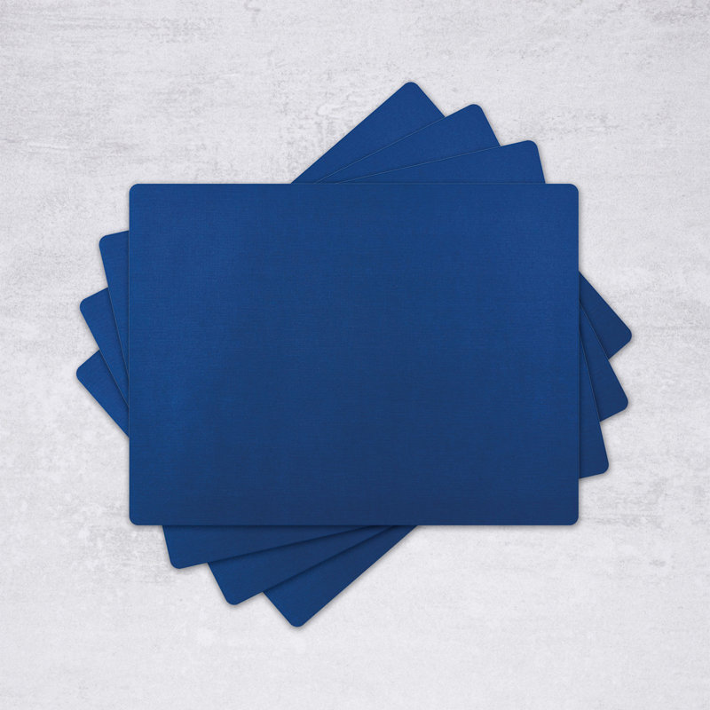 Napperon Altrice Rect. Bleu, Bleu