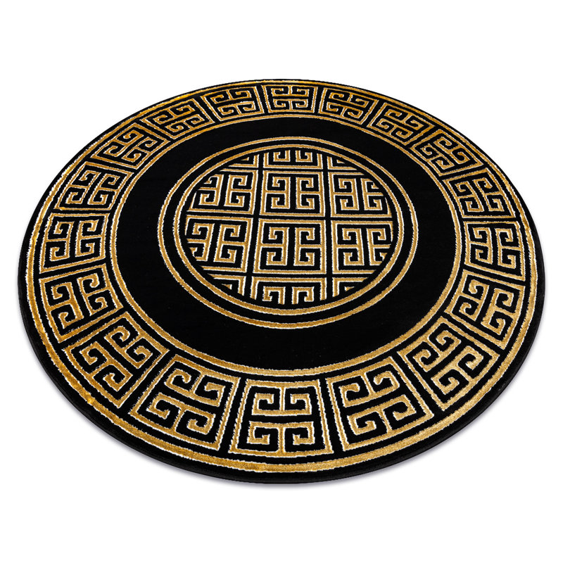 Round Eisenach Geometrisch Area Rug, Round 150cm