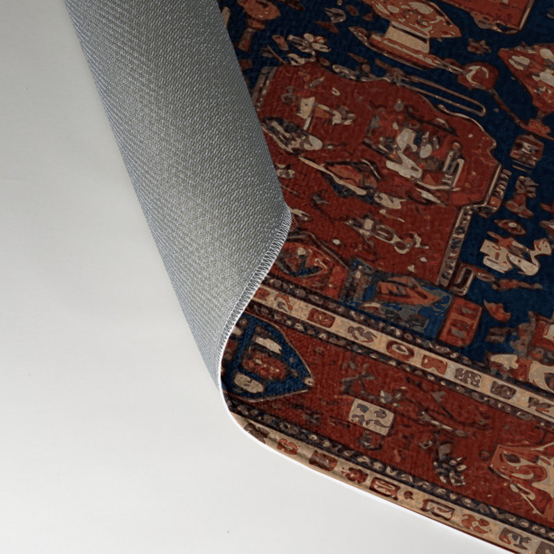 Tapis turc intérieur et extérieur brun, Rectangulaire 3 pi x 5 pi