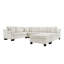 Canapé modulaire en U de style contemporain en chenille-560204324