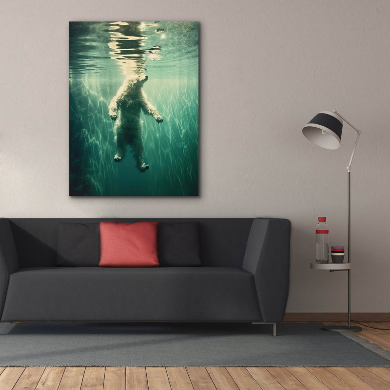 Toile épique Graffiti «Floating» par Decent Exposures, 40 po x 54 po