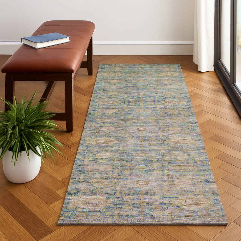 Premium Machine Washable Verlin AMF1774 Modern Rug, Runner 2'3" x 7'6"