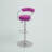 Contemporary Vinyl Adjustable Height Barstool with Arms and Chrome Base-886651501-861379311-861379310
