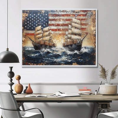 "Alyca" - Patriotiste américain, art mural