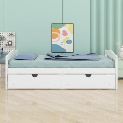 Platform Bed, With Two Drawers