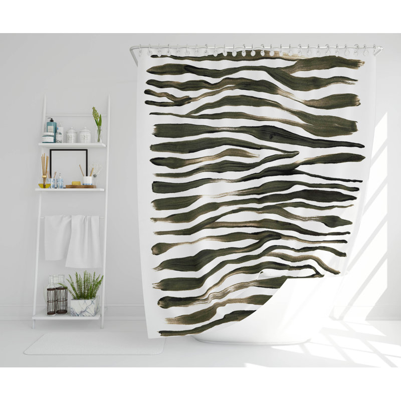 Skak Polyester Shower Curtain, 168cm H x 168cm W
