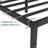 14'' Metal Bedframe No Box Spring Needed Eassy Assemble Platform Bed-195910671