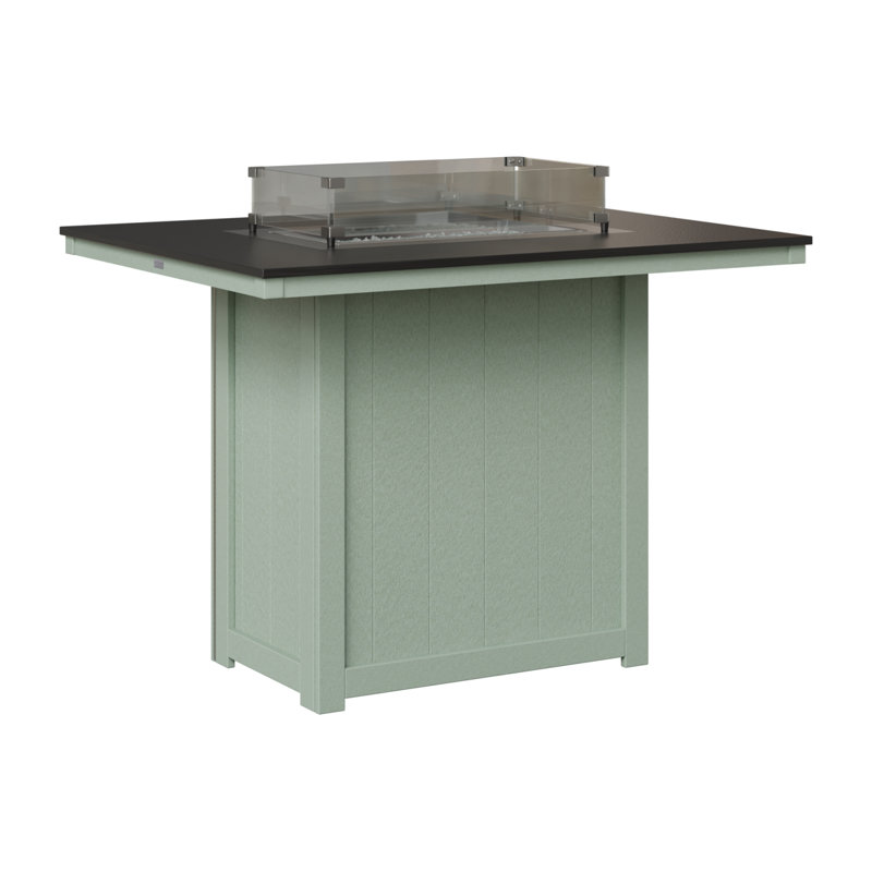Foyer de table berlinois Donoma, H 39 po x l 41 po x P 54 po, Plateau martelé noir avec base écume de mer