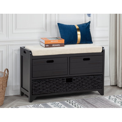 Banc de rangement 3 tiroirs Thomasine 