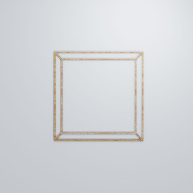 Panneaux muraux décoratifs en bois Fairplay, Chêne rouge, H 23,375 po x l 23,375 po x P 0,25 po