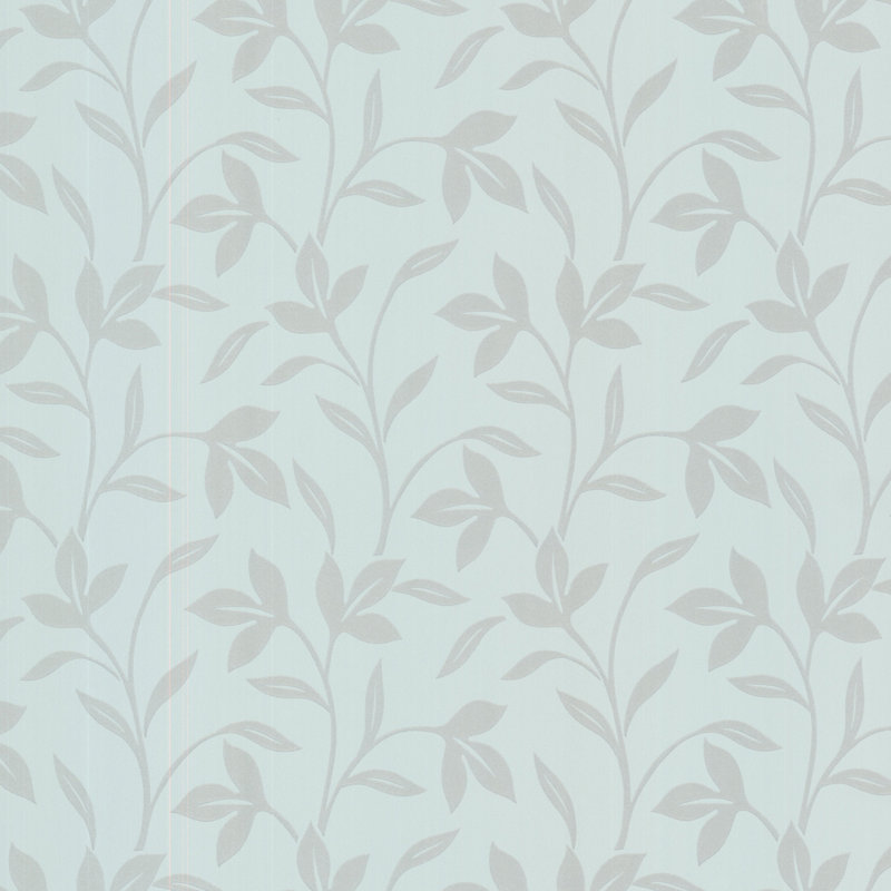 Rouleau de papier peint L 33 pi x l 20,5 po Amber Cynthia Leaf Trail, Bleu