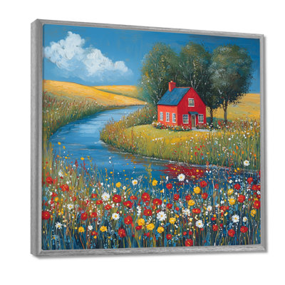Deshong Cottage par The Riverbank III - campagne, art mural