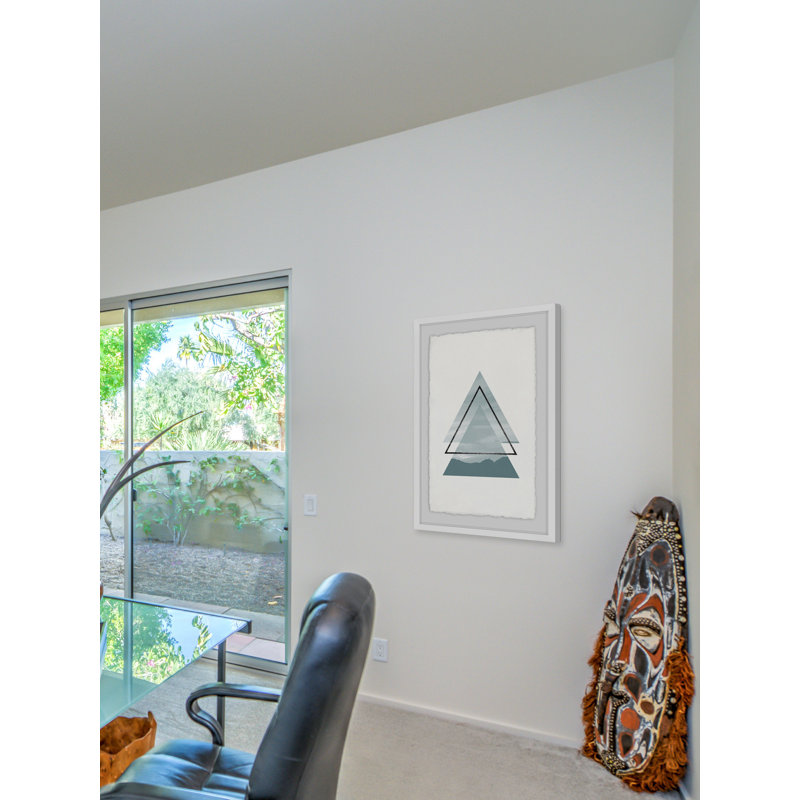 " Trois Triangle III ", 36" H x 24" W x 1.5" D