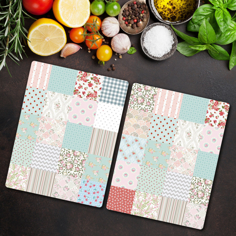 Aquavia Tempered Glass Chopping Board, 52cm x 40cm