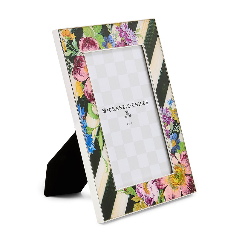 Flower Market Silver Plated Frame, 4" W x 10" H