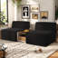 Causeuse modulaire sans accoudoirs en chenille de 63 po Winkler-1746990228