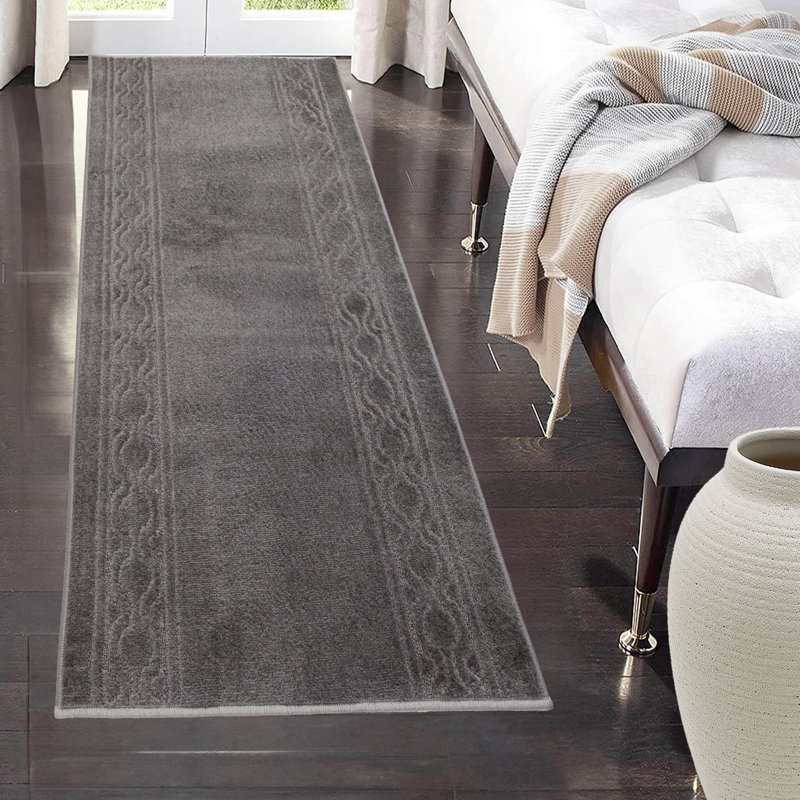 Tapis de couloir Trellis Border, Tapis de couloir 2 pi 2 po x 8 pi