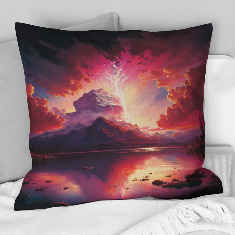 Coussin Glorious Lake Magenta