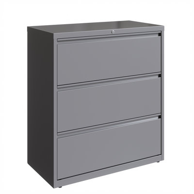 36'' Wide 3 -Drawer Steel File Cabinet