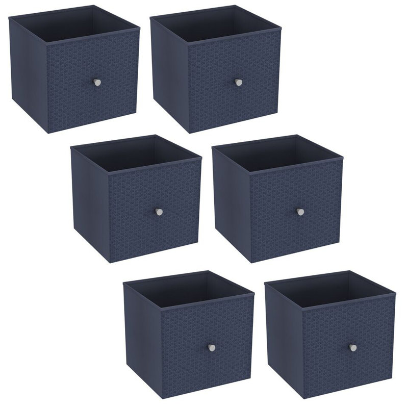 Decorative Basket, Navy Blue