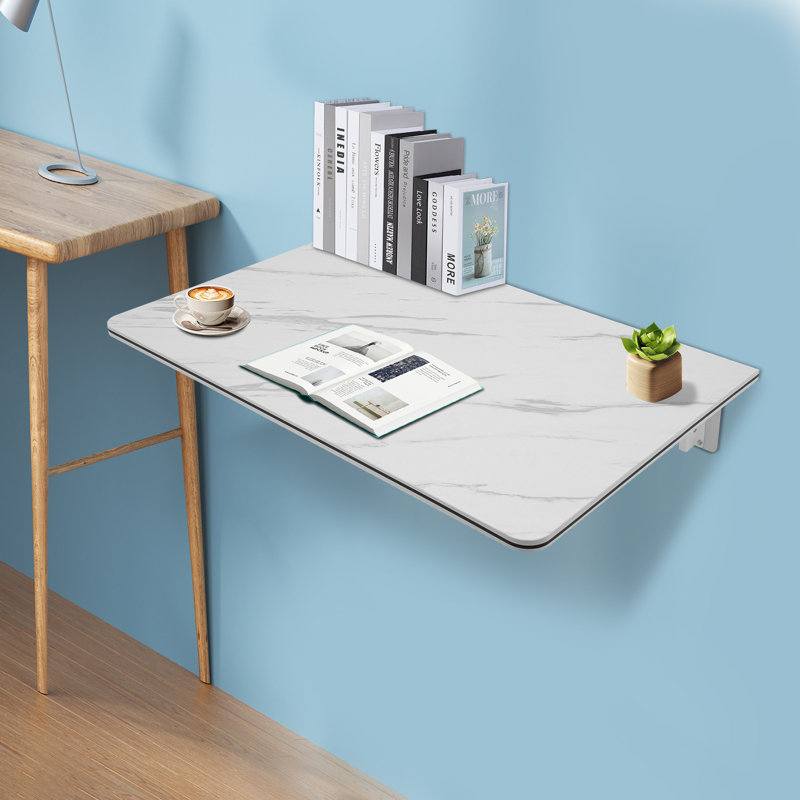 Table pliante murale, Blanc