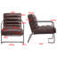 Faux Leather Armchair