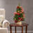 Burlap Tree With 50 Warm White LED Lights-Battery Operated