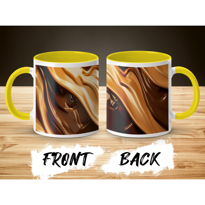 Ceramic Coffee Mug, Yellow