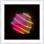 Neon Cube Print by Mat Sanders