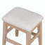 Ensemble de table de salle à manger 4 pièces pour 3 personnes, ensemble de table et chaises de cuisine rétro avec 3 tiroirs de rangement, idéal pour les petits espaces-1218079220