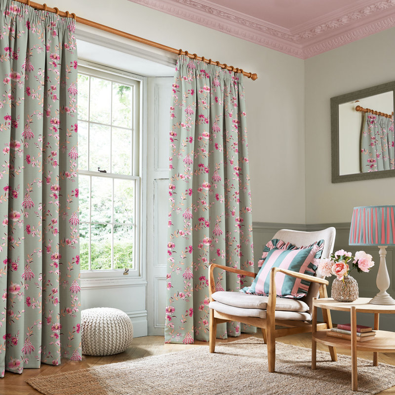 Friendship Gardens Blackout Curtain, 163cm Width x 229cm Drop