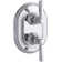 Bancroft Stacked Valve Trim with Metal Lever Handles, Requires Valve