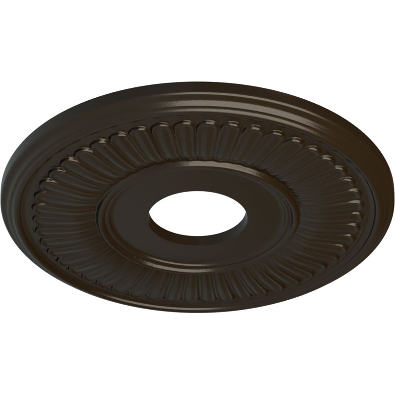 Médaillon de plafond Endurathane Berkshire, P 15 3/4 po x P 3 7/8 po x P 3/4 po (convient aux auvents jusqu'à 7 po)
