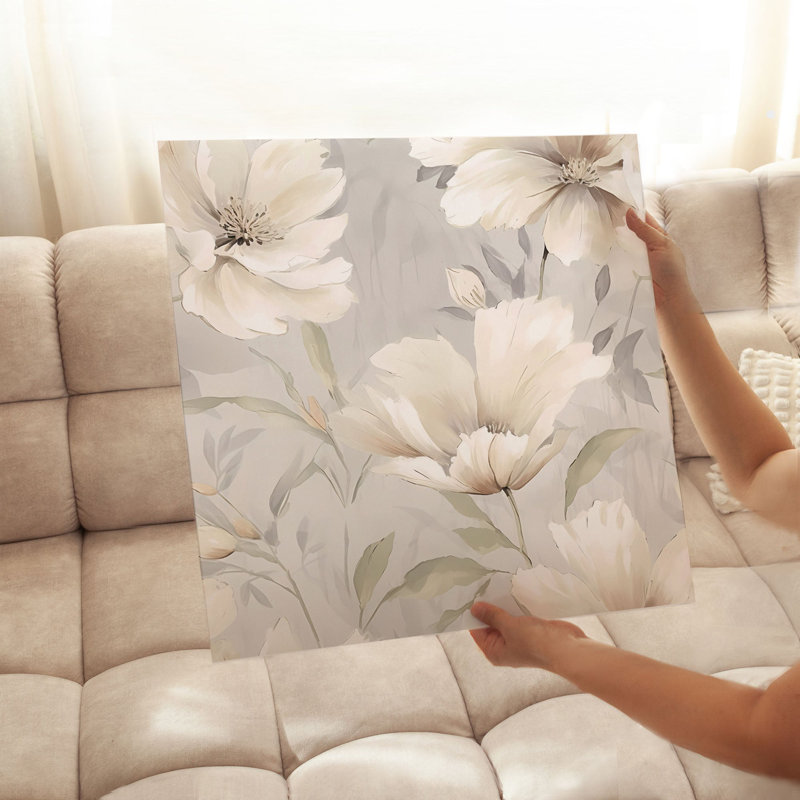 Floral Floral Myst IV, reproduction d'art moderne sans cadre, H 18 po x l 18 po