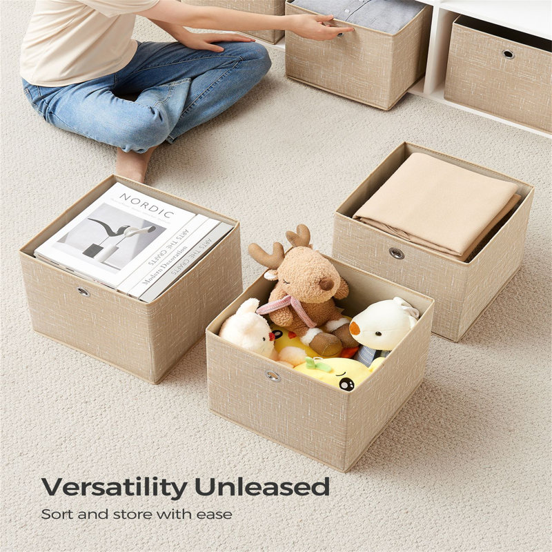 Rebrilliant Fabric Storage Bag, Beige